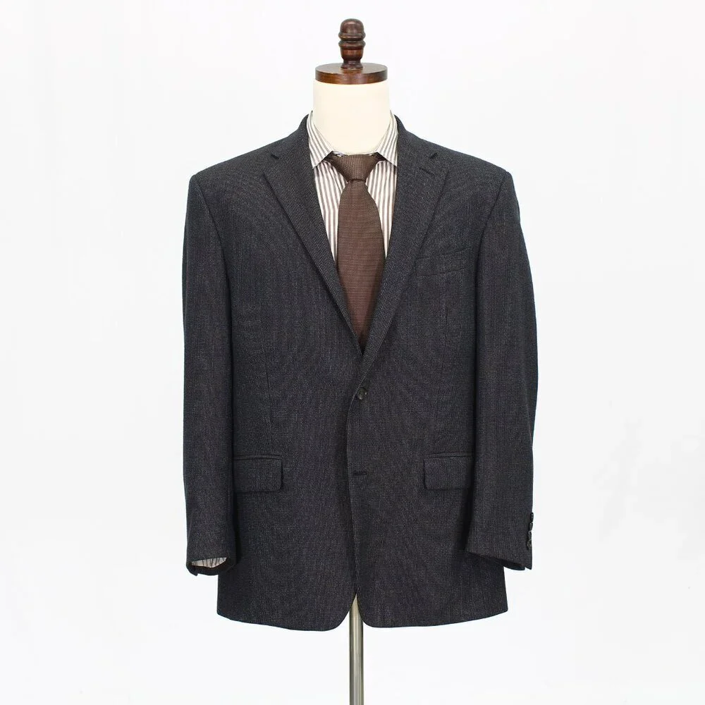 Ralph Lauren 44R Navy HT 2-Button Sport Coat Blazer Jacket G904